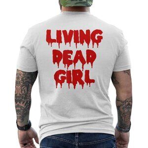 Dripping Blood Halloween Zombie Movie Living Dead Girl Halloween Unisex T-shirt